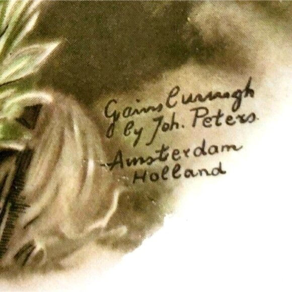 Royal Staffordshire Vintage Portrait Plate Gainsborough Porcelain 8 Inch - Picture 3 of 7